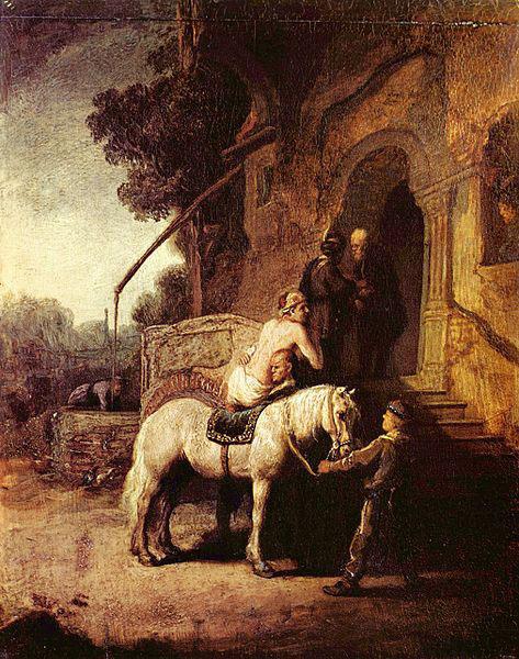 Rembrandt van rijn The Good Samaritan.